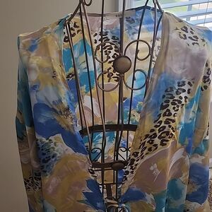 Floral & Animal Print Robe Easel